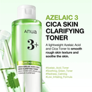 Anua Azelaic Acid 3 Cica Skin Clarifying Toner 250ml