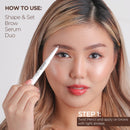 Ever Bilena Plus Shape and Set Brow Serum Duo 1pc