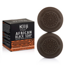Koji White African Black Soap 80g x 2 Bars