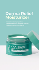 Luxe Organix Cica Rescue Gentle Brightening Derma Relief Moisturizer 50g
