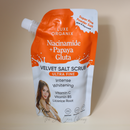 Luxe Organix Niacinamide + Papaya Gluta Velvet Salt Scrub 300g