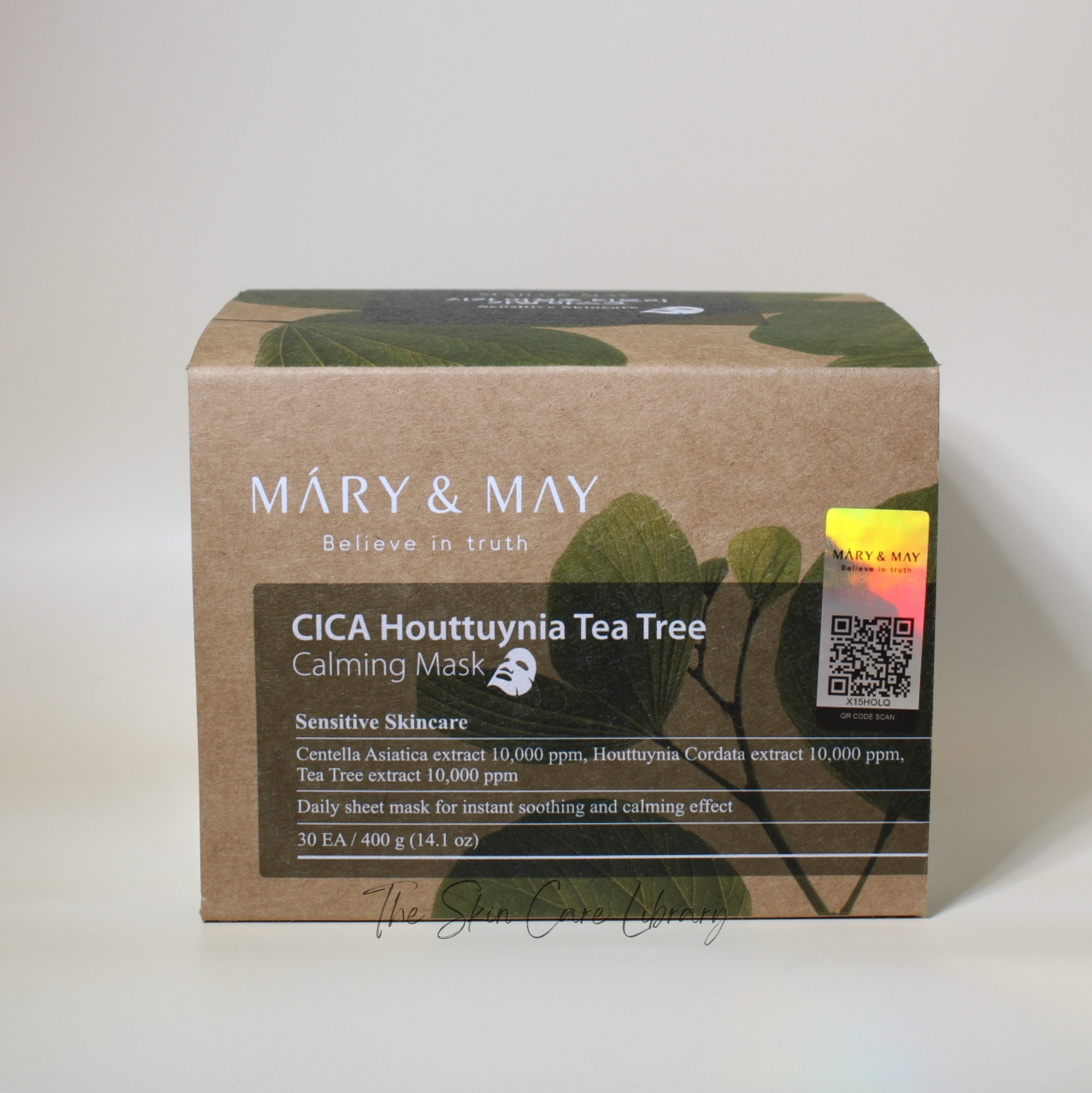 Mary May Cica Houttuynia Tea Tree Calming Mask Pack (30 Sheets)