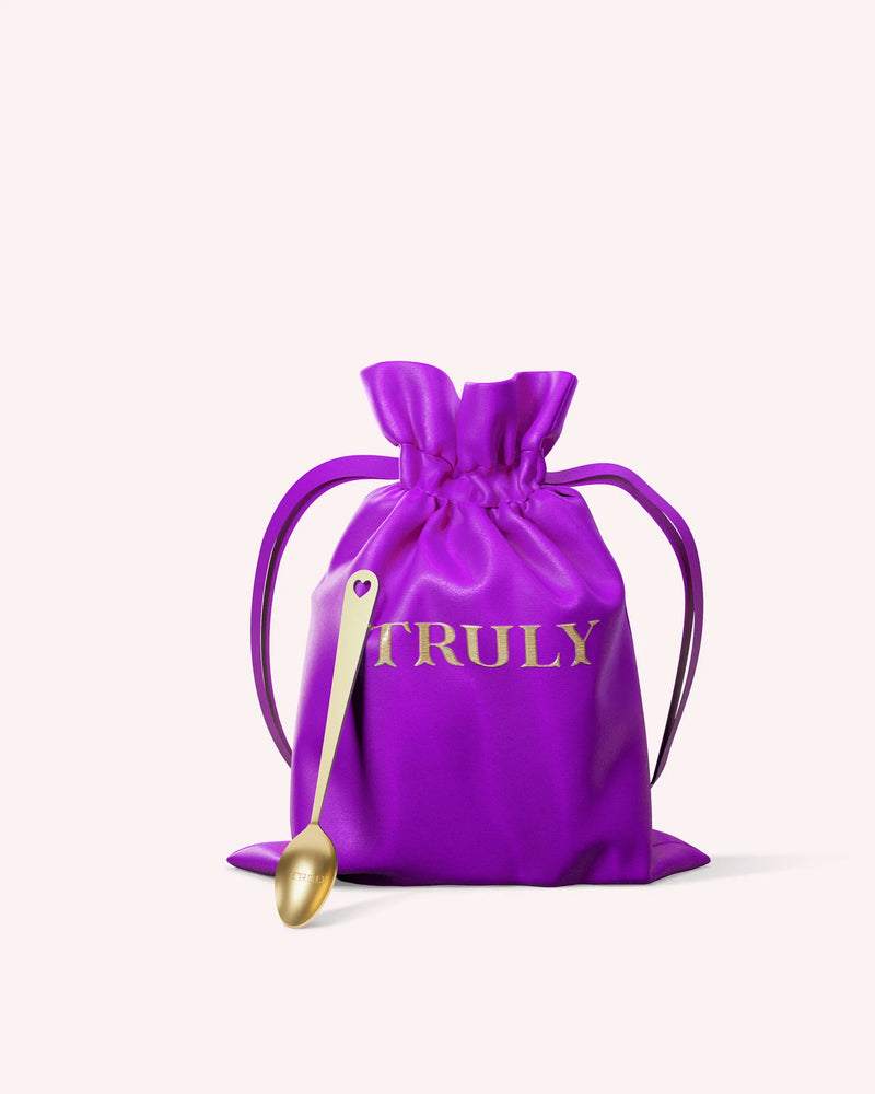 Truly Beauty Mini Gold Spoon + Satin Pouch 1pc