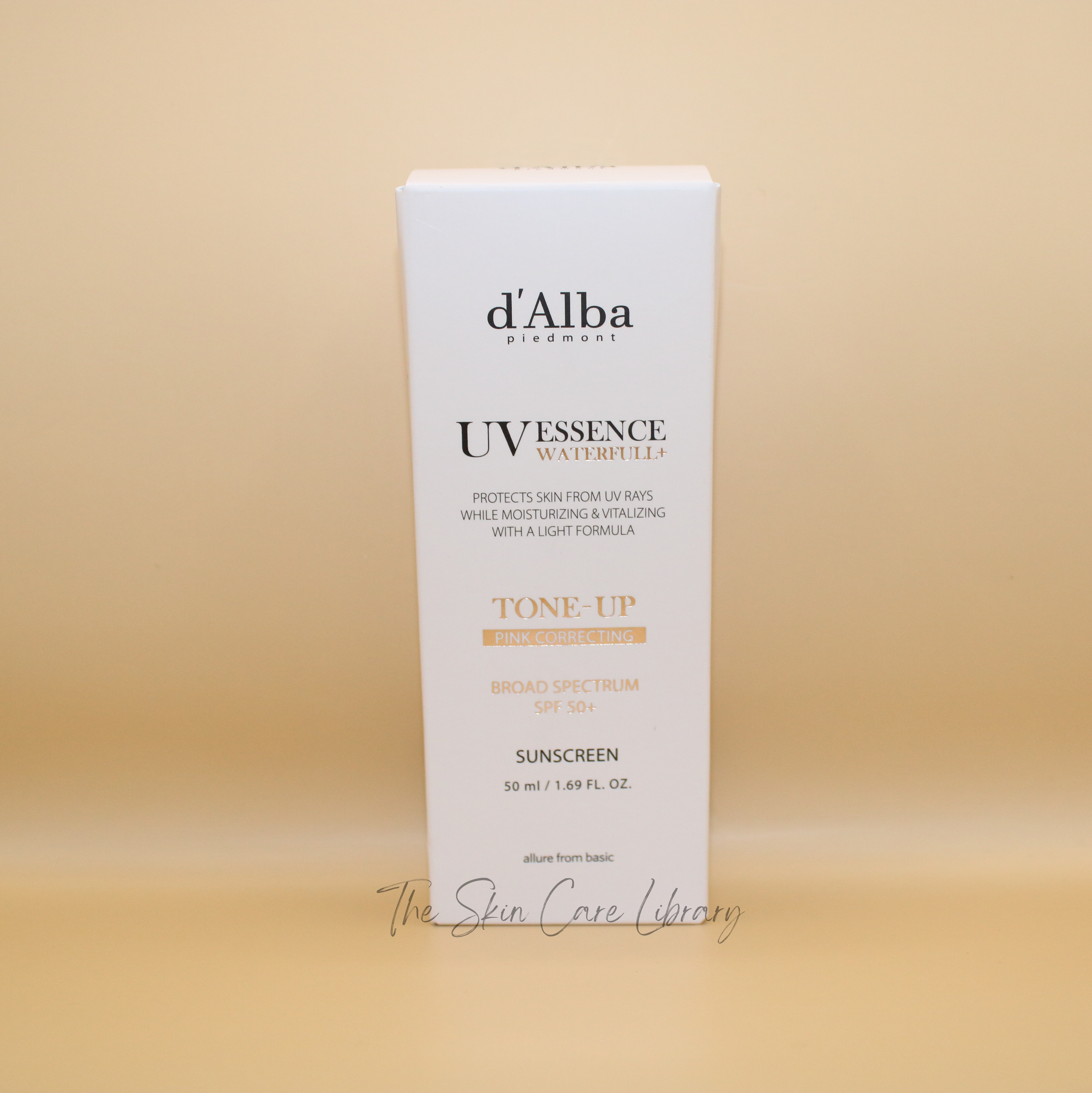 d'Alba UV Essence Waterfull Tone-Up Pink Correcting
