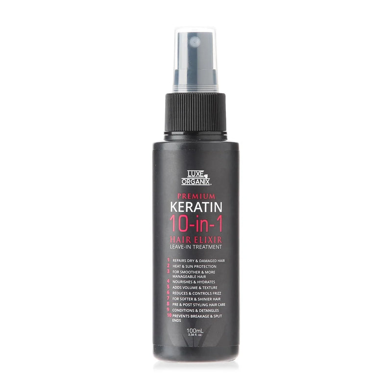 Luxe Organix Premium Keratin Hair Elixir Leave-In Treatment 100ml