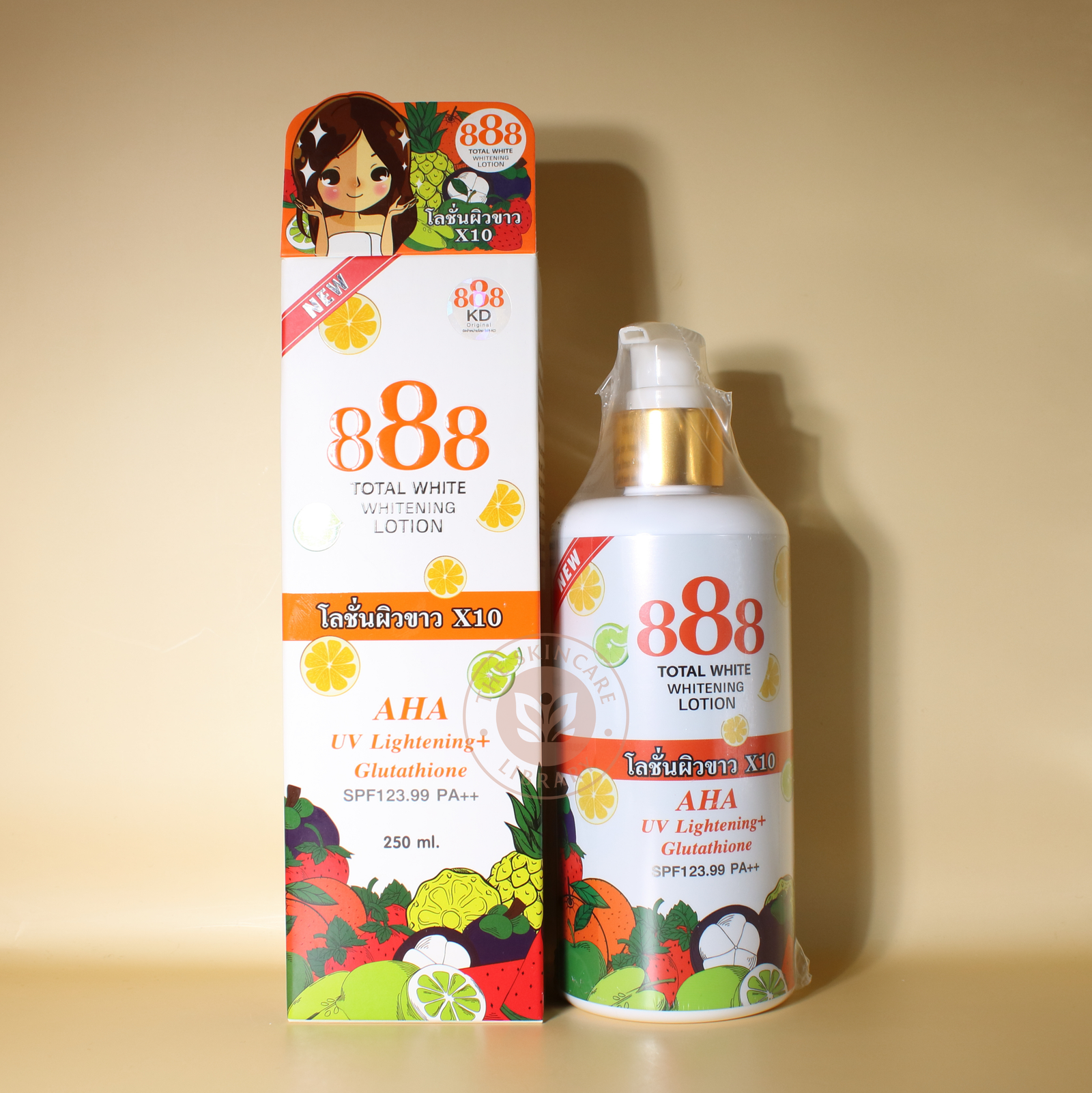 888 Total White Whitening Lotion SPF123.99 250ml | Body Lotion 888 Total White Whitening Lotion SPF123.99 250ml | Body Lotion