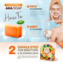 888 Total White Whitening Soap 80g