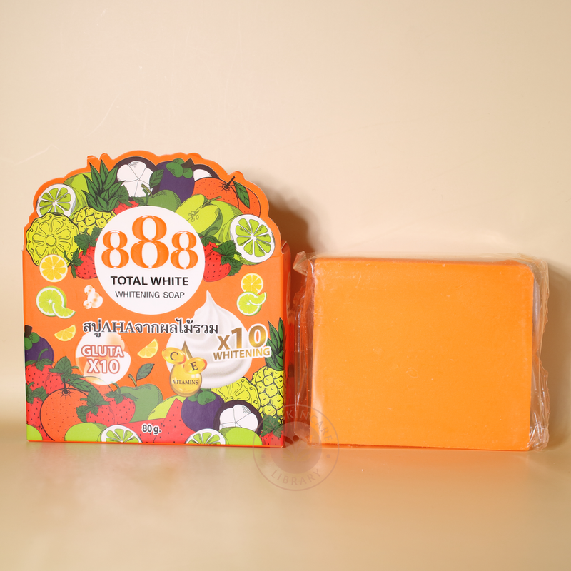 888 Total White Whitening Soap 80g