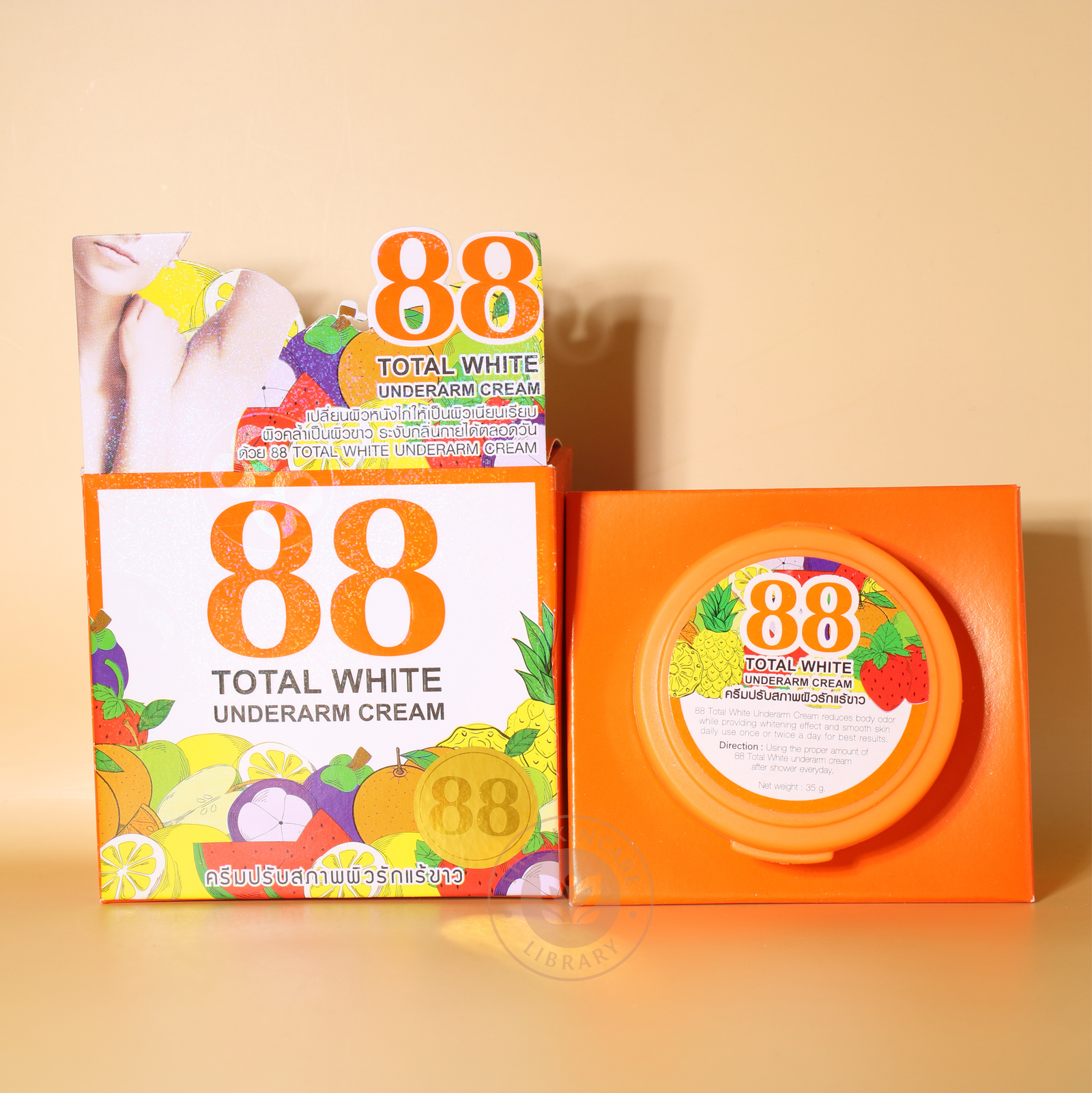 88 Total White Underarm Cream 35g | Underarm Whitening Cream 88 Total White Underarm Cream 35g | Underarm Whitening Cream