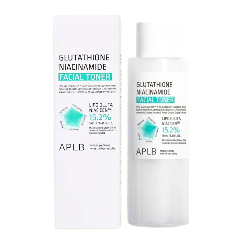 aplb glutathione niacinamide facial toner Storage recommendations include sealing the container at room temperature between 15C and 25C to maintain product efficacy Glutathione Niacinamide Brightening Facial Toner