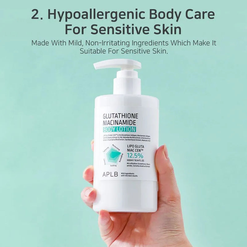 APLB Glutathione Niacinamide Body Lotion 300ml APLB Glutathione Niacinamide Body Lotion 300ml