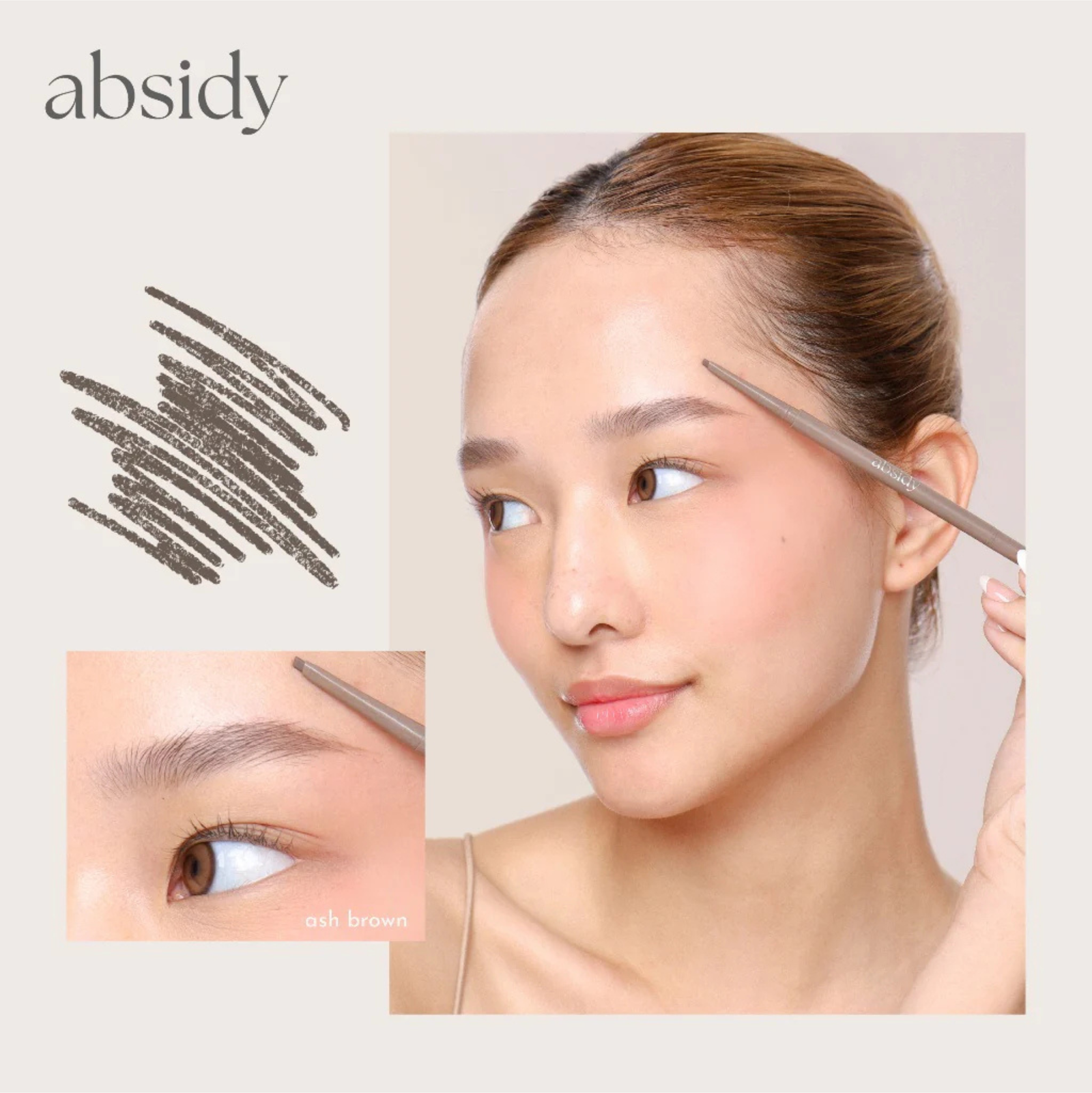 Absidy Shape & Define Brow Pencil 1pc | Eyebrow, Liner and Mascara Absidy Shape & Define Brow Pencil 1pc | Eyebrow, Liner and Mascara