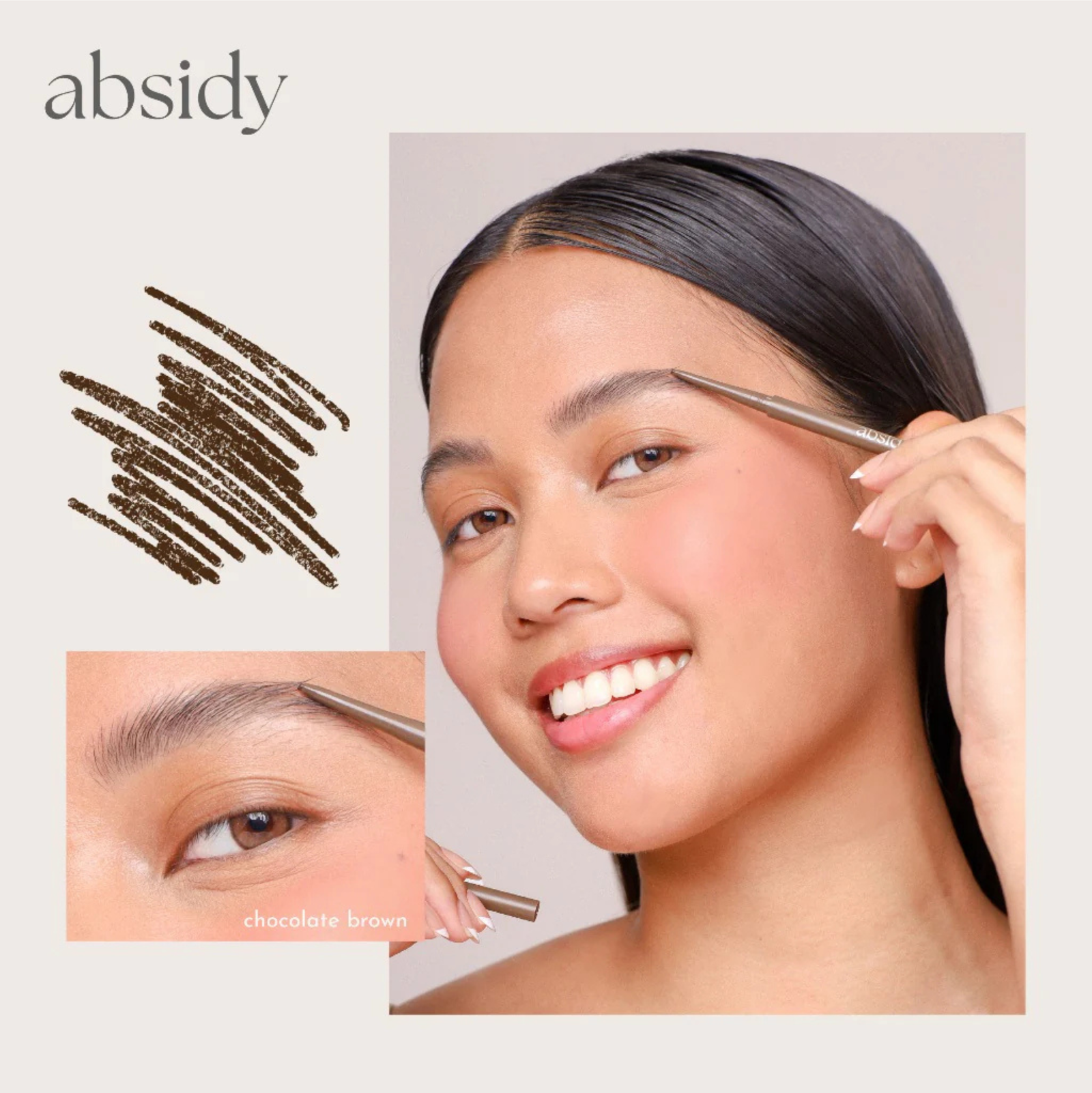 Absidy Shape & Define Brow Pencil 1pc | Eyebrow, Liner and Mascara Absidy Shape & Define Brow Pencil 1pc | Eyebrow, Liner and Mascara