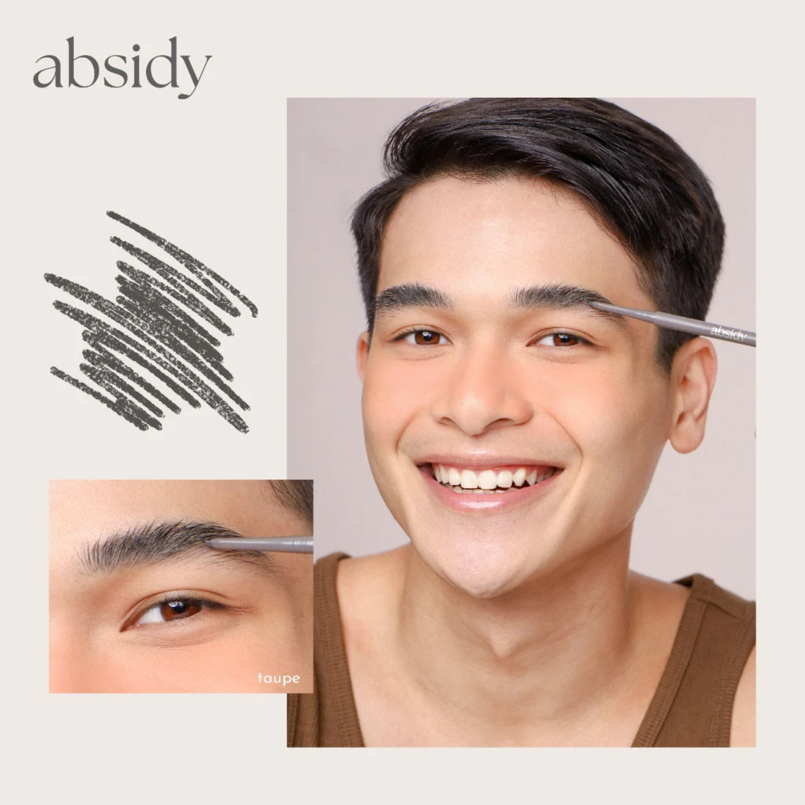 Absidy Shape & Define Brow Pencil 1pc | Eyebrow, Liner and Mascara Absidy Shape & Define Brow Pencil 1pc | Eyebrow, Liner and Mascara