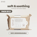 Absidy Soft & Soothing Thermal Spring Water Makeup Remover Wipes 20 Sheets x 2 Packs