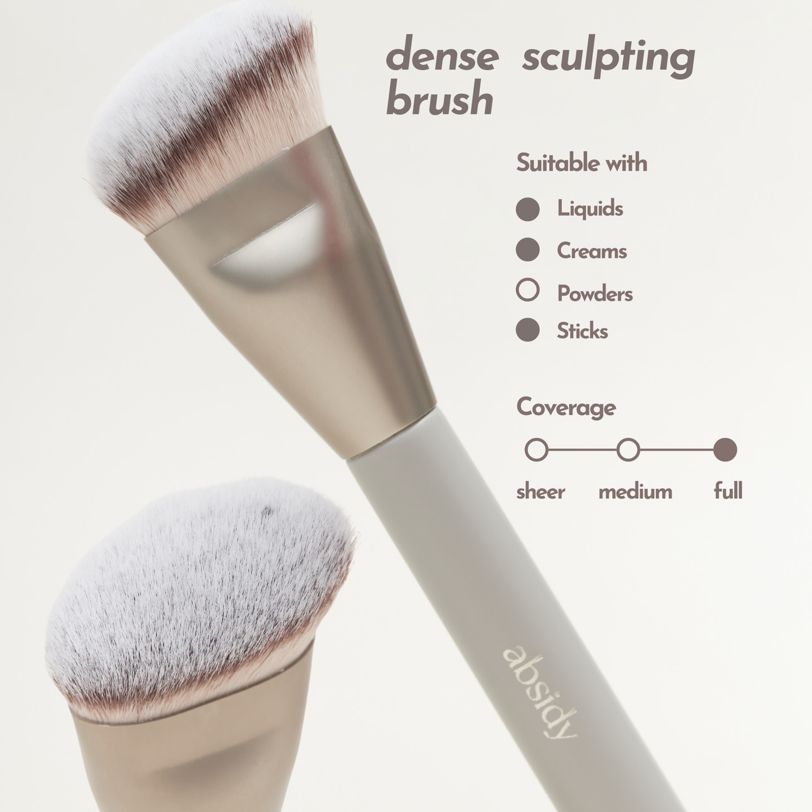 Absidy Dense Sculpting Face Brush 1pc | Makeup Blenders and Brushes Absidy Dense Sculpting Face Brush 1pc | Makeup Blenders and Brushes