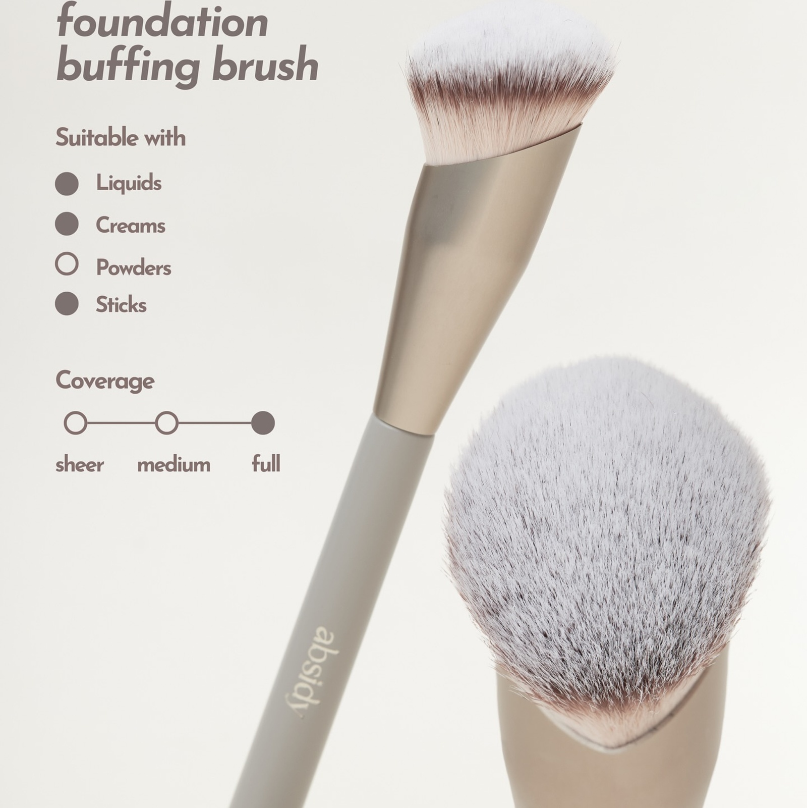 Absidy Foundation Buffing Face Brush 1pc | Makeup Blenders and Brushes Absidy Foundation Buffing Face Brush 1pc | Makeup Blenders and Brushes