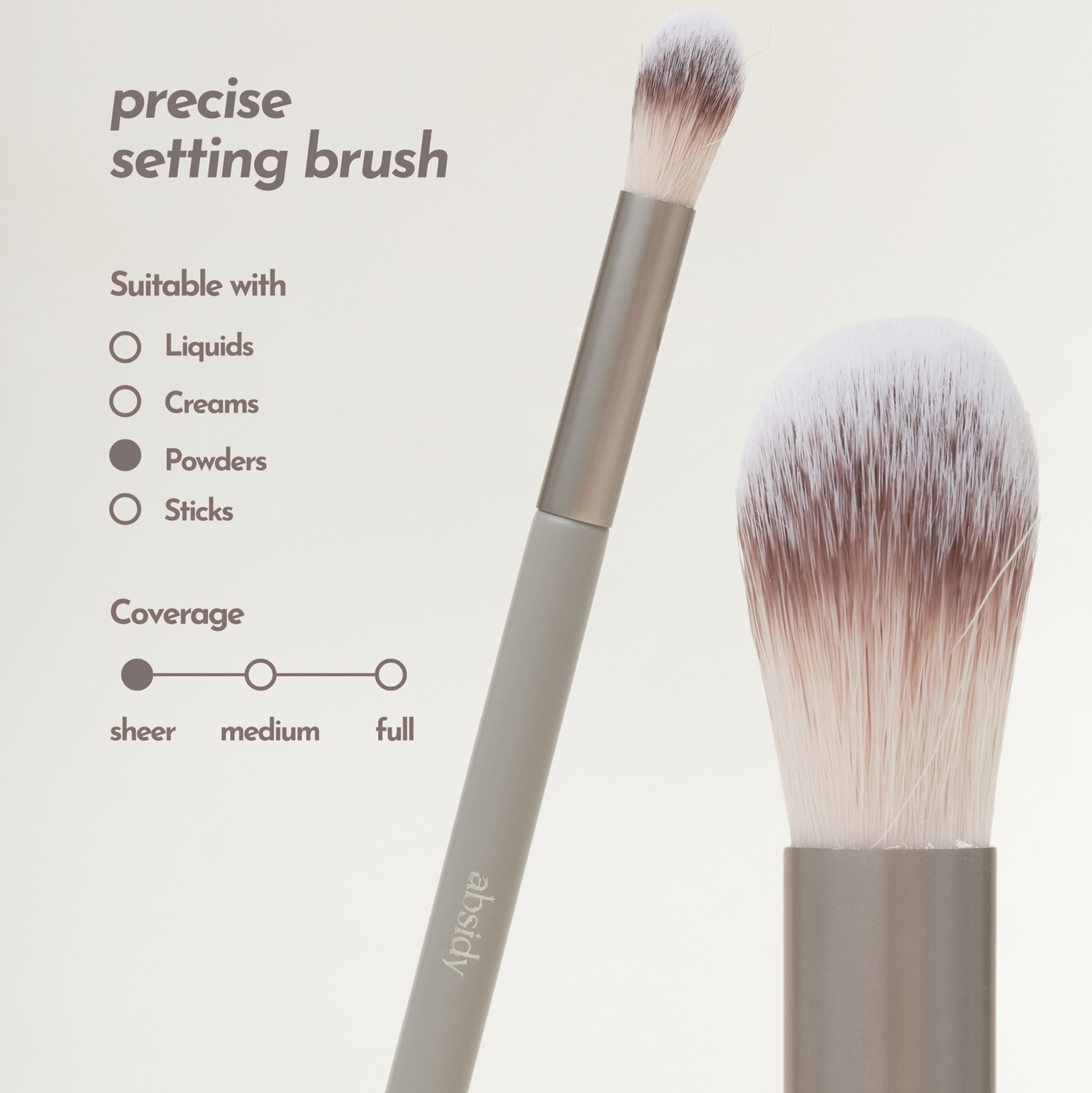 Absidy Precise Setting Face Brush 1pc | Makeup Blenders and Brushes Absidy Precise Setting Face Brush 1pc | Makeup Blenders and Brushes