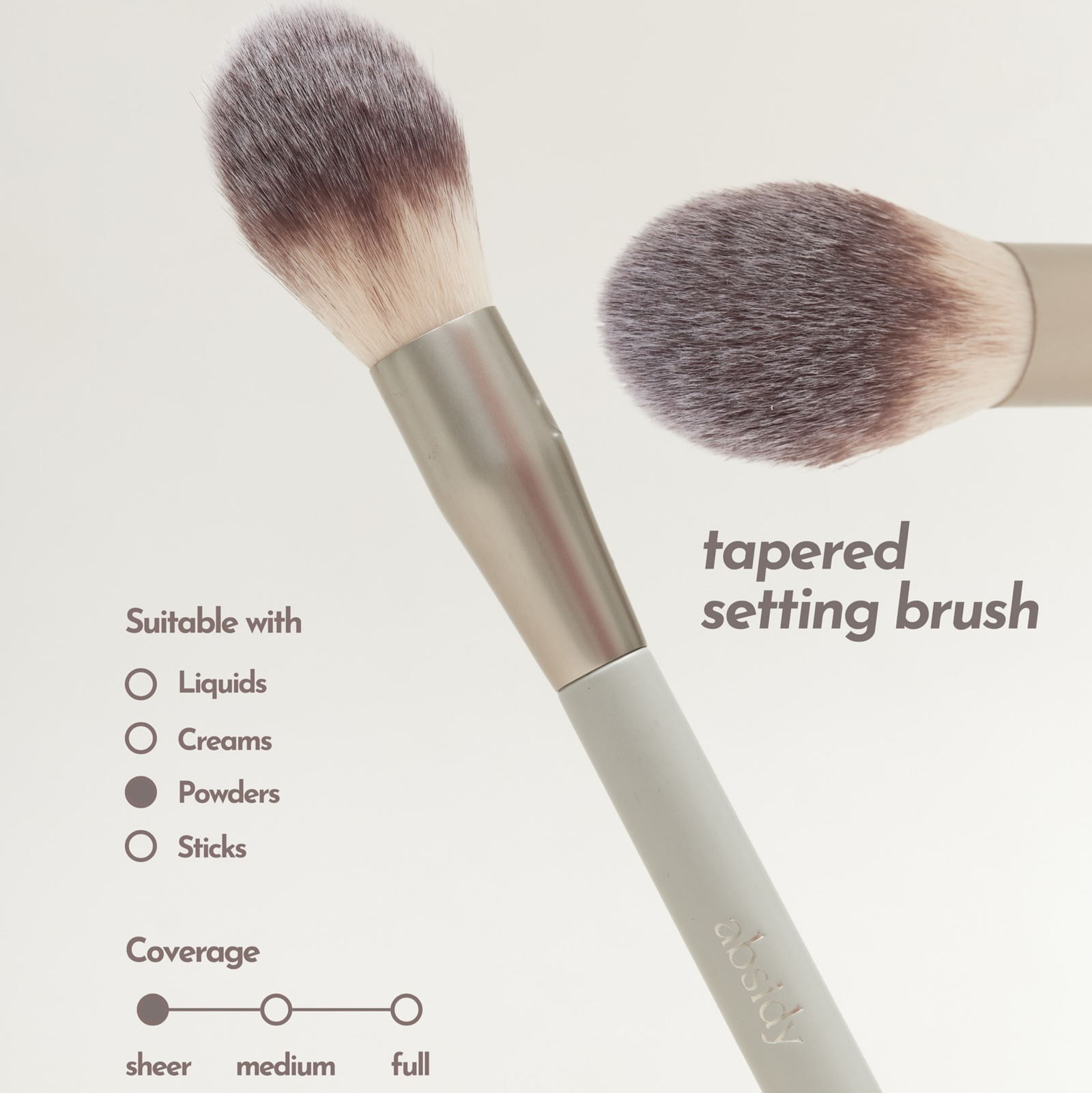 Absidy Tapered Setting Face Brush 1pc | Makeup Blenders and Brushes Absidy Tapered Setting Face Brush 1pc | Makeup Blenders and Brushes