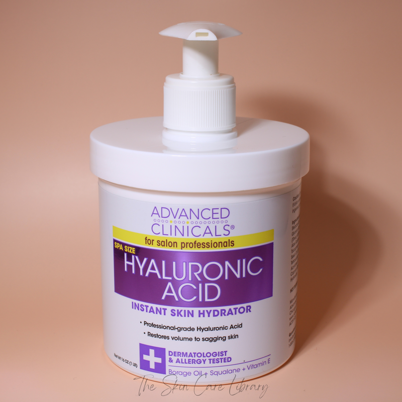 Advanced Clinicals Hyaluronic Acid Instant Skin Hydrator 454g