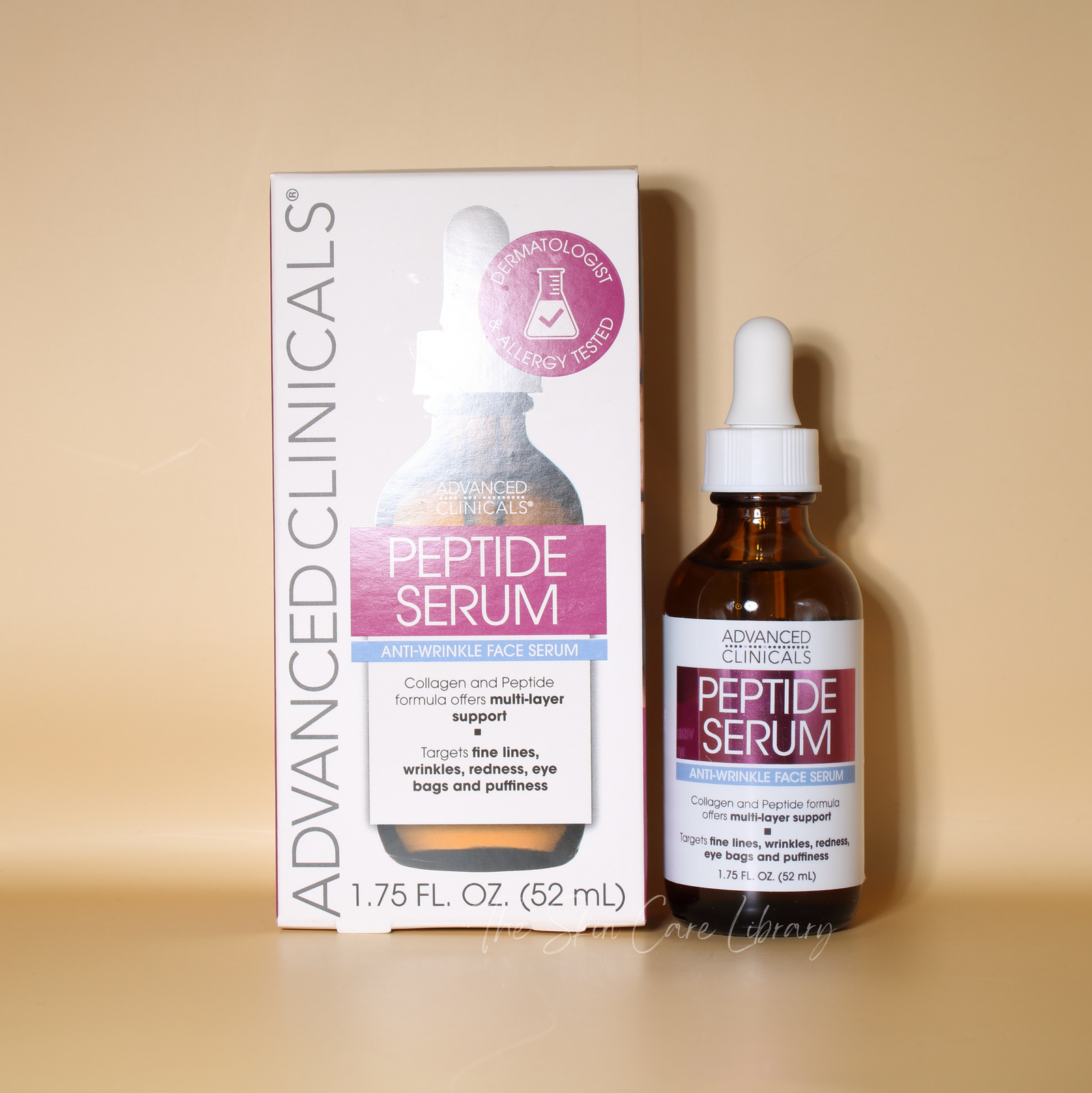 Advanced Clinicals Multi-Peptide Anti-Wrinkle Facial Serum 52ml | Serum