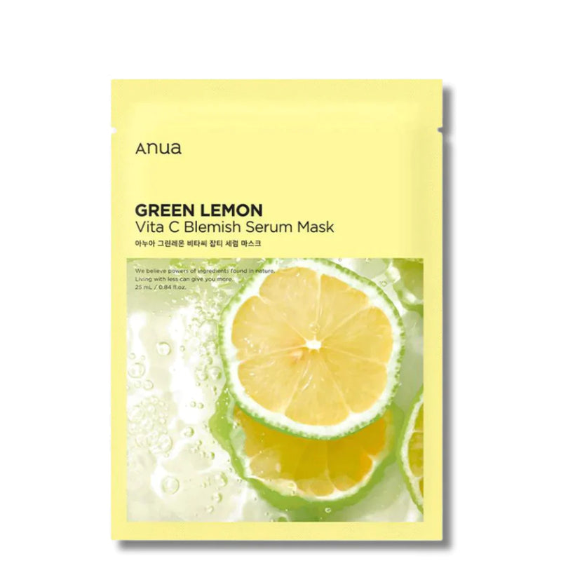 Anua Green Lemon Vita C Blemish Serum Mask 1pc