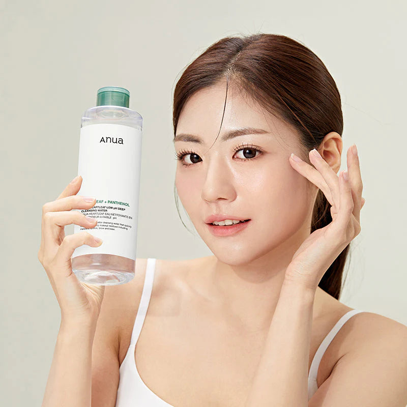 Anua Heartleaf Low pH Deep Cleansing Water 500g | Cleansing Balm, Oil and Water Anua Heartleaf Low pH Deep Cleansing Water 500g | Cleansing Balm, Oil and Water