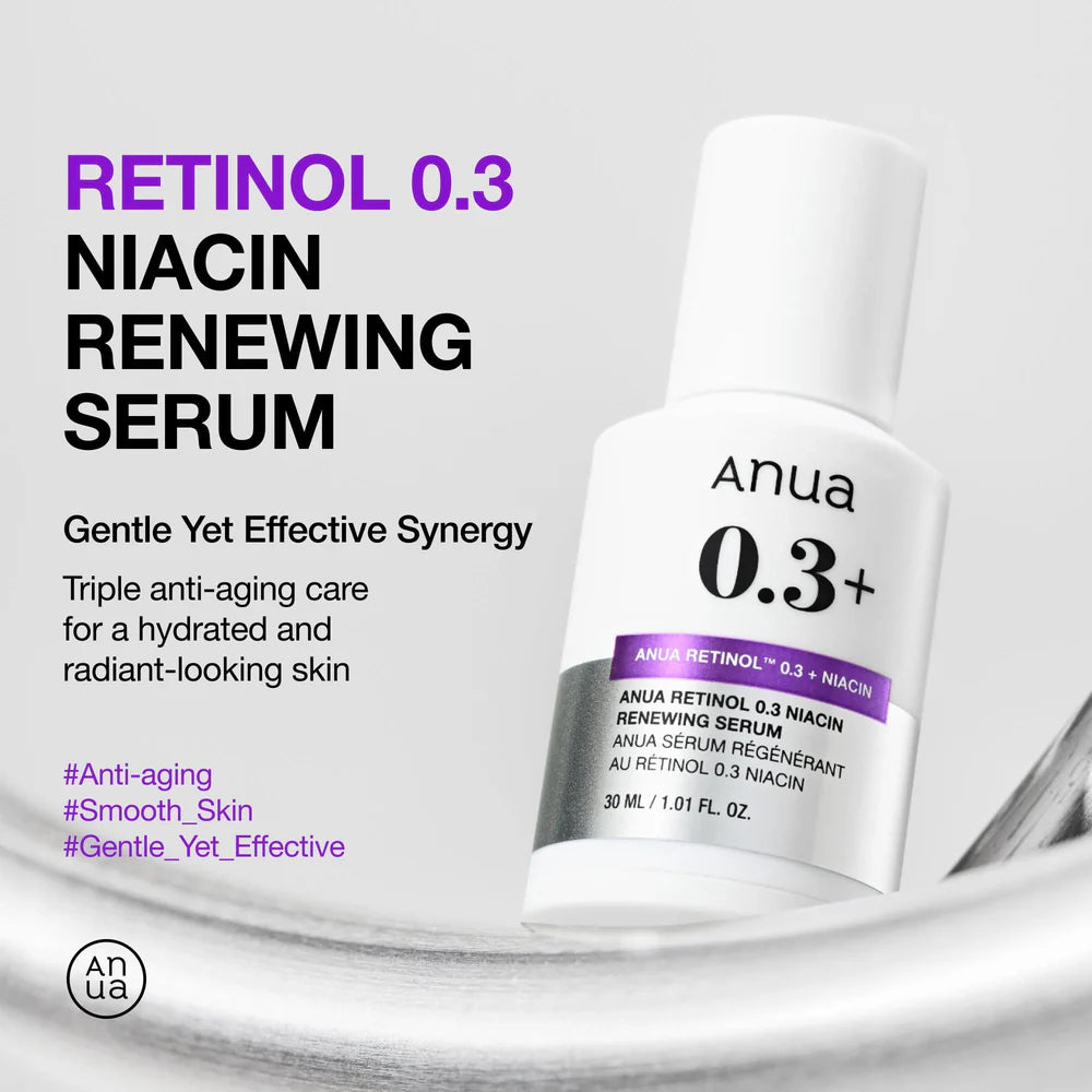 Anua Retinol 0.3% Niacin Renewing Serum 30ml | Retinol Anua Retinol 0.3% Niacin Renewing Serum 30ml | Retinol