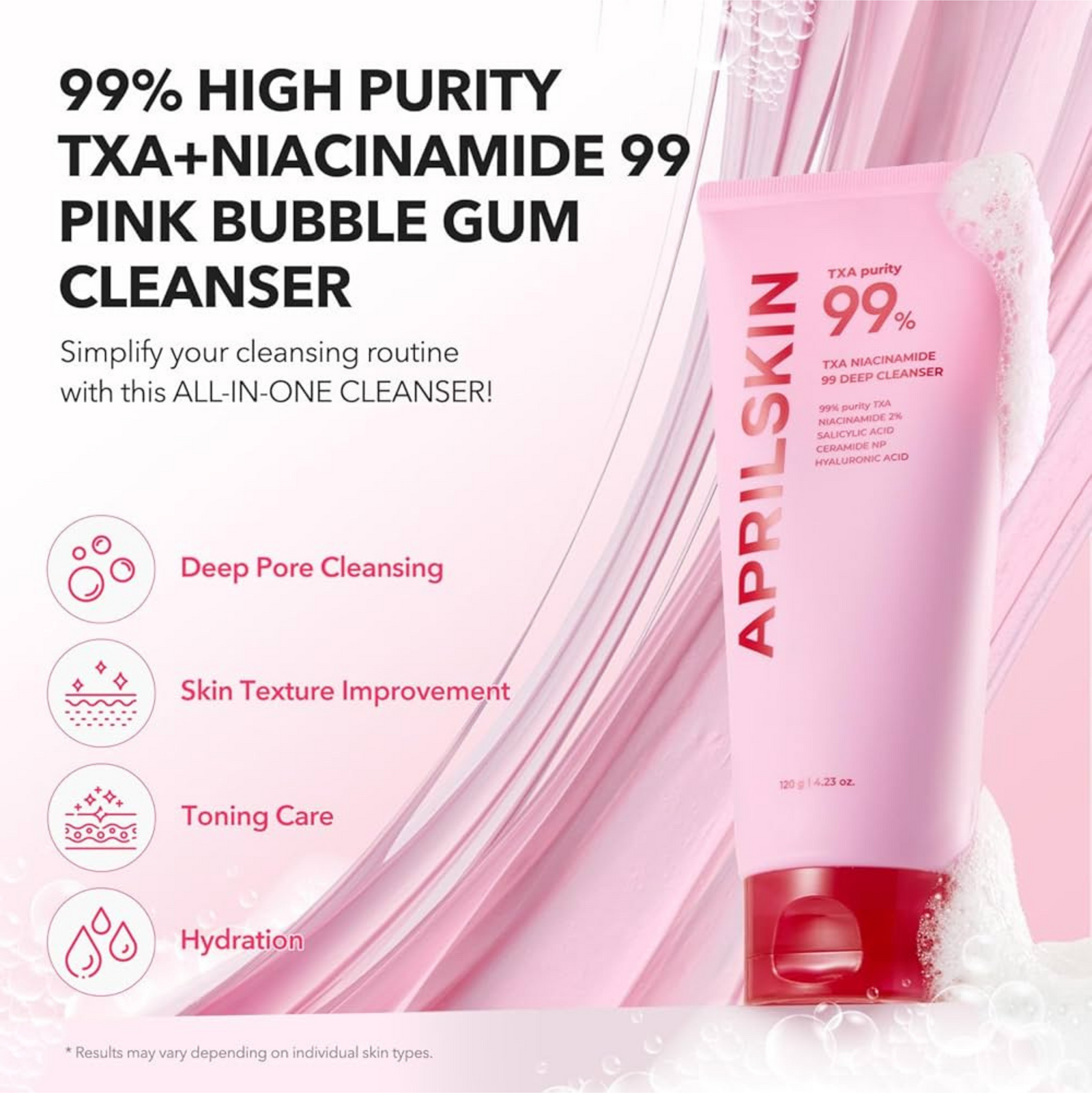 APRILSKIN TXA Niacinamide 99 Deep Cleanser 120g | Cleansers APRILSKIN TXA Niacinamide 99 Deep Cleanser 120g | Cleansers