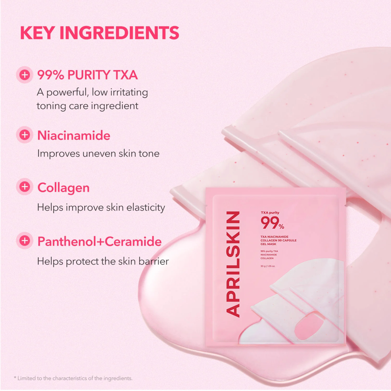 APRILSKIN TXA Niacinamide Collagen 99 Capsule Gel Mask
