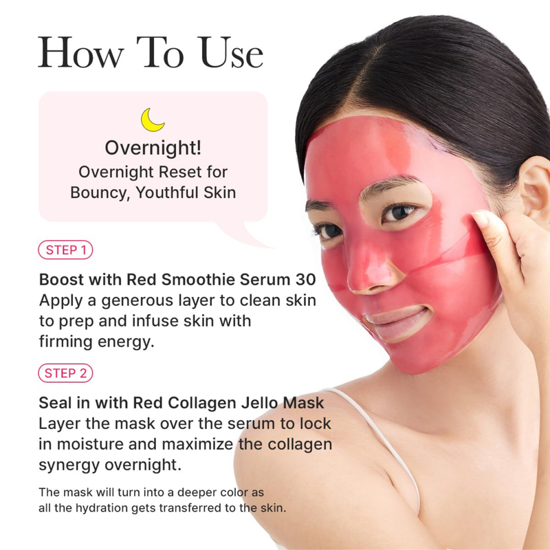 Arencia Red Collagen Jello Mask 1pc