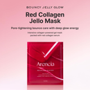 Arencia Red Collagen Jello Mask 1pc