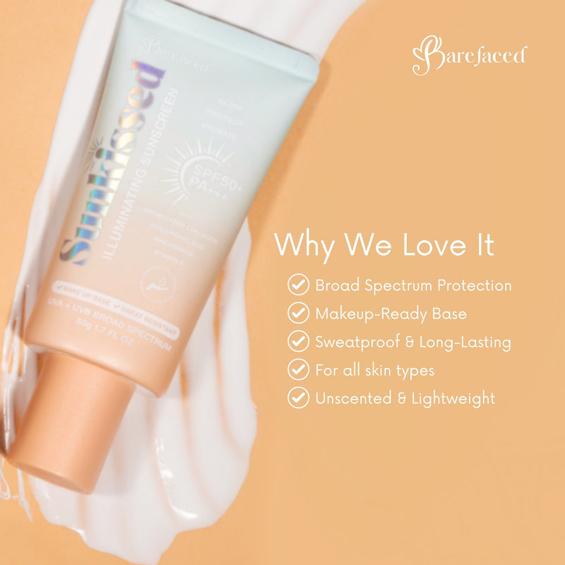 Barefaced Sunkissed Illuminating Sunscreen 50g