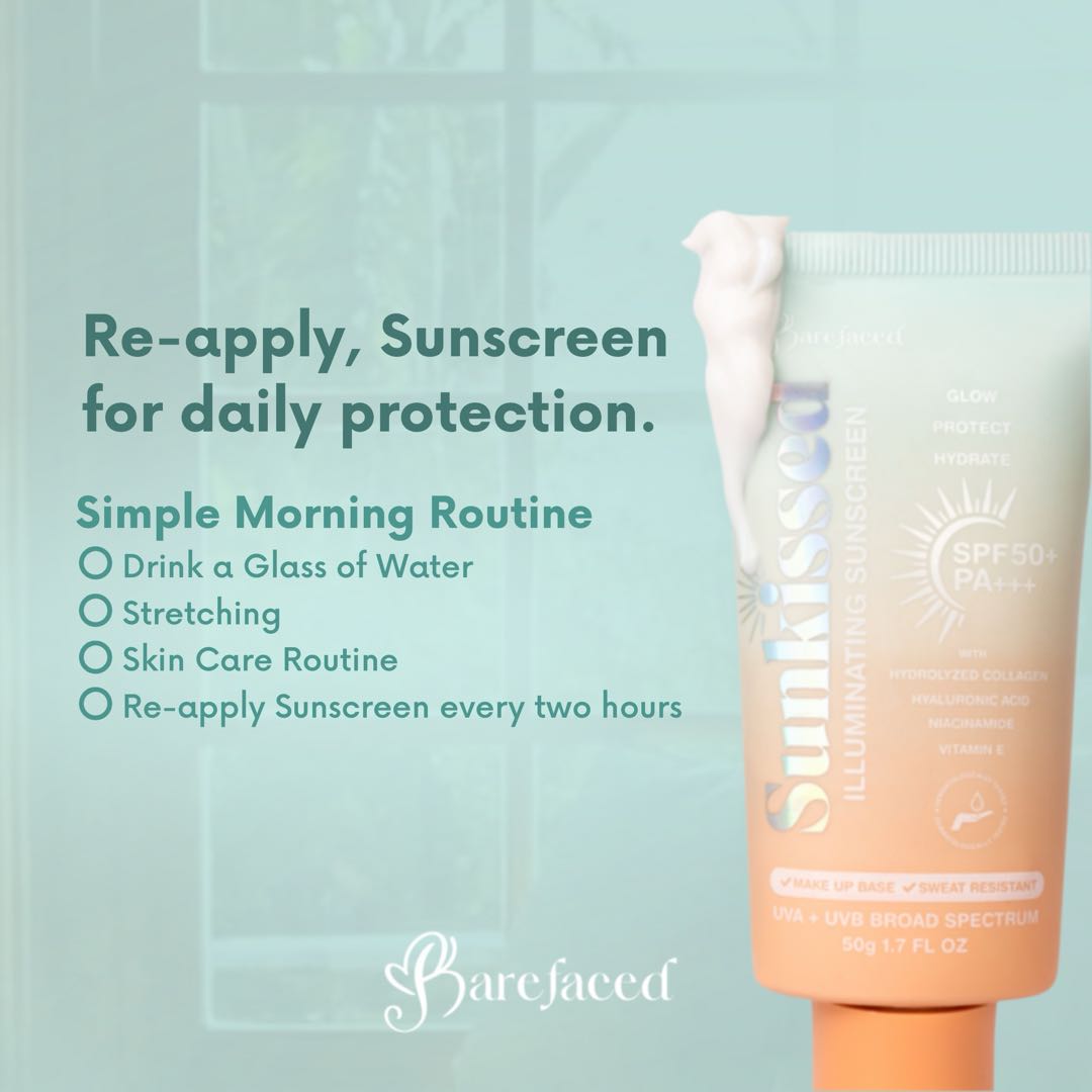 Barefaced Sunkissed Illuminating Sunscreen 50g | Sunscreen Barefaced Sunkissed Illuminating Sunscreen 50g | Sunscreen