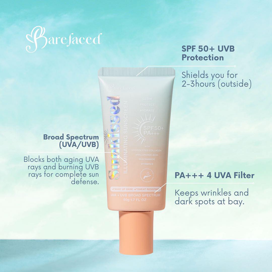 Barefaced Sunkissed Illuminating Sunscreen 50g | Sunscreen Barefaced Sunkissed Illuminating Sunscreen 50g | Sunscreen