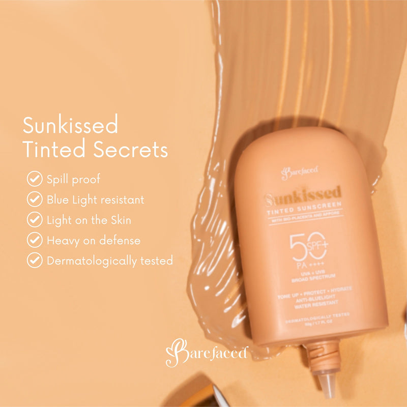 Barefaced Sunkissed Tinted Sunscreen SPF50 50g