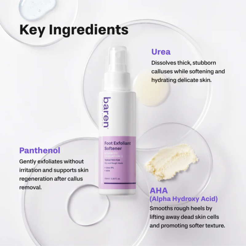Baren Foot Exfoliant Softener At-Home Kit