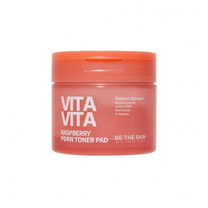 Be The Skin Vitavita Raspberry PDRN Toner Pad 60 Pads | Toner Pads