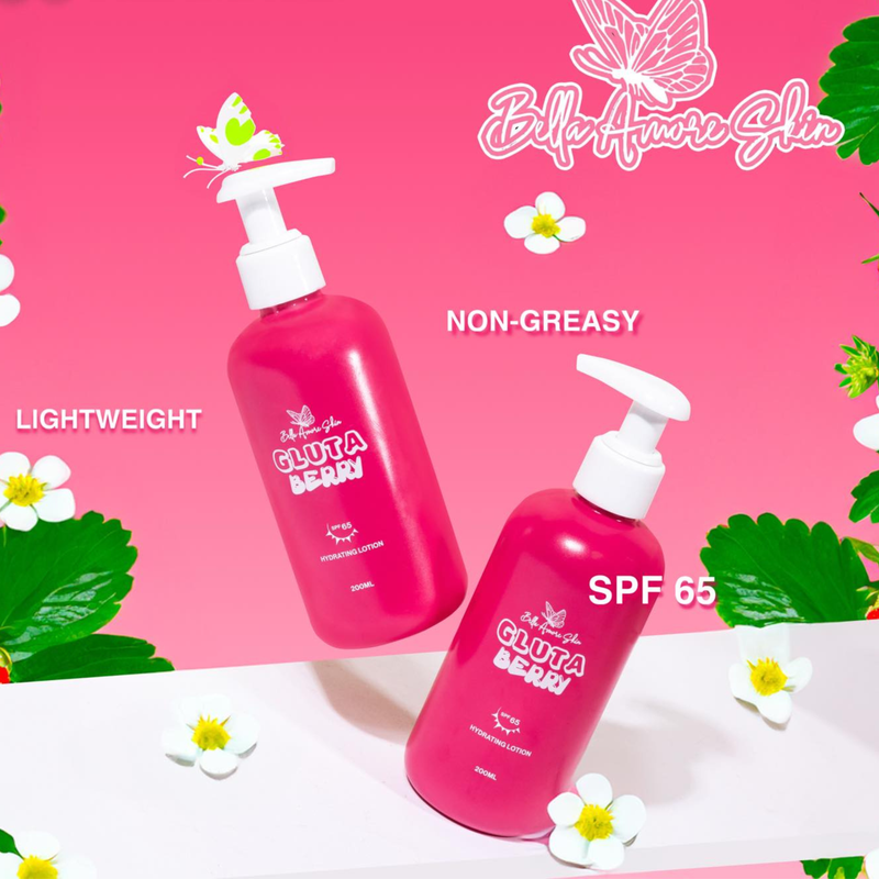 Bella Amore Skin Gluta Berry Hydrating Lotion SPF65 200ml