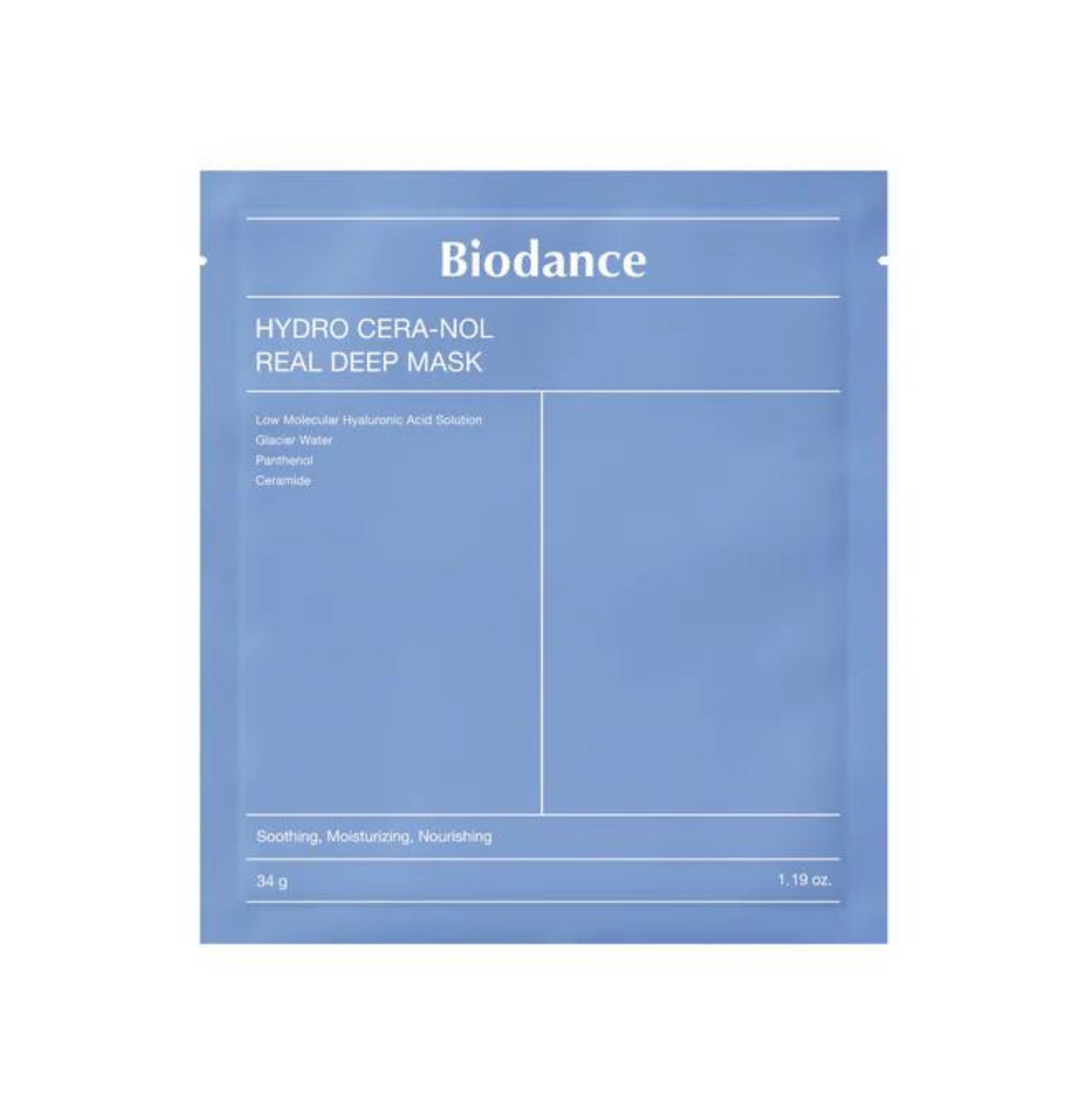 Biodance Hydro Cera-Nol Real Deep Mask | Sheet Mask Biodance Hydro Cera-Nol Real Deep Mask | Sheet Mask