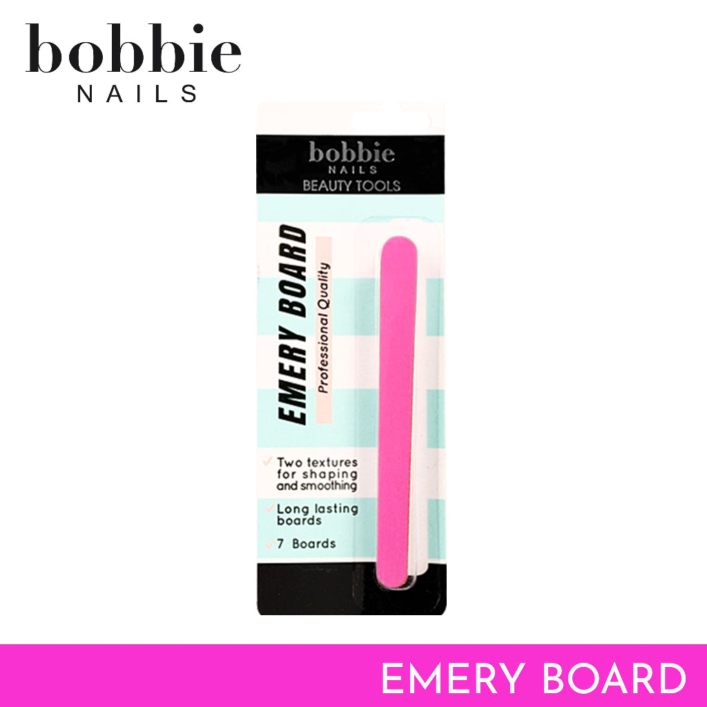 Bobbie Nails Beauty Tools Emery Board 7pcs | Nail Buffer and Emery Board Bobbie Nails Beauty Tools Emery Board 7pcs | Nail Buffer and Emery Board