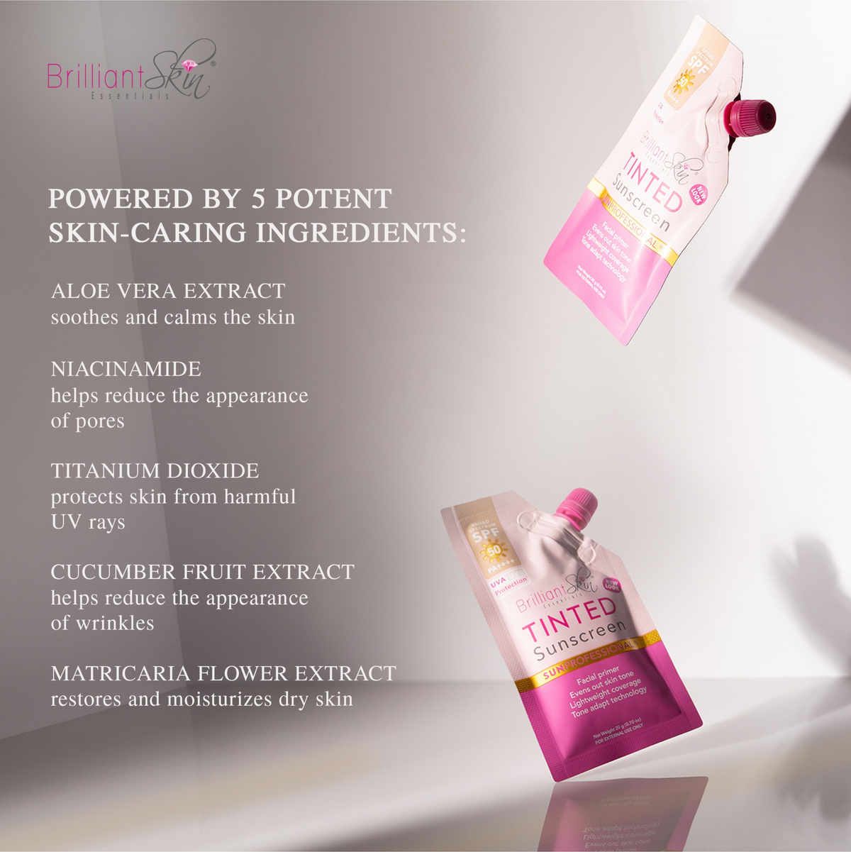 Brilliant Skin Essentials Tinted Sunscreen SPF50 20g Brilliant Skin Essentials Tinted Sunscreen SPF50 20g