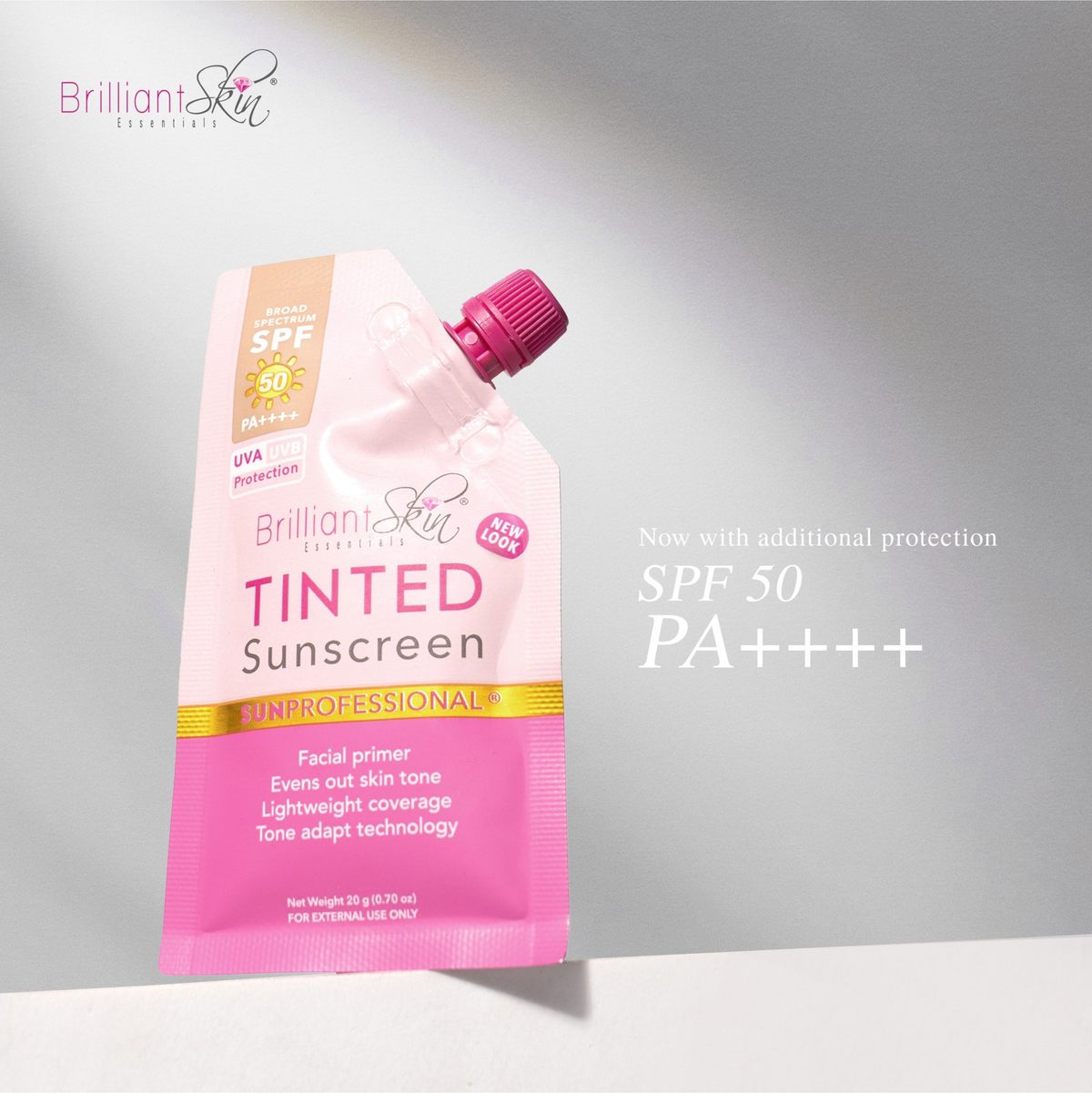 Brilliant Skin Essentials Tinted Sunscreen SPF50 20g