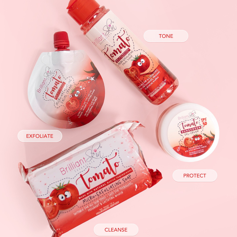 Brilliant Skin Essentials Tomato Micro-Exfoliating Facial Set