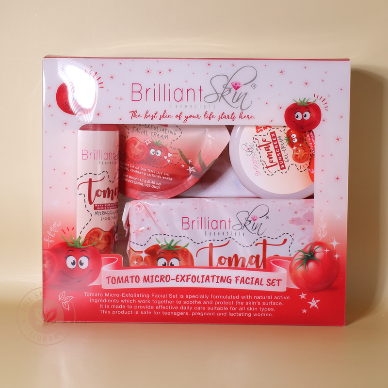 Brilliant Skin Essentials Tomato Micro-Exfoliating Facial Set