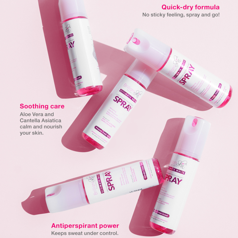 Brilliant Skin Essentials Ultimate White Underarm Deodorant Spray 60ml