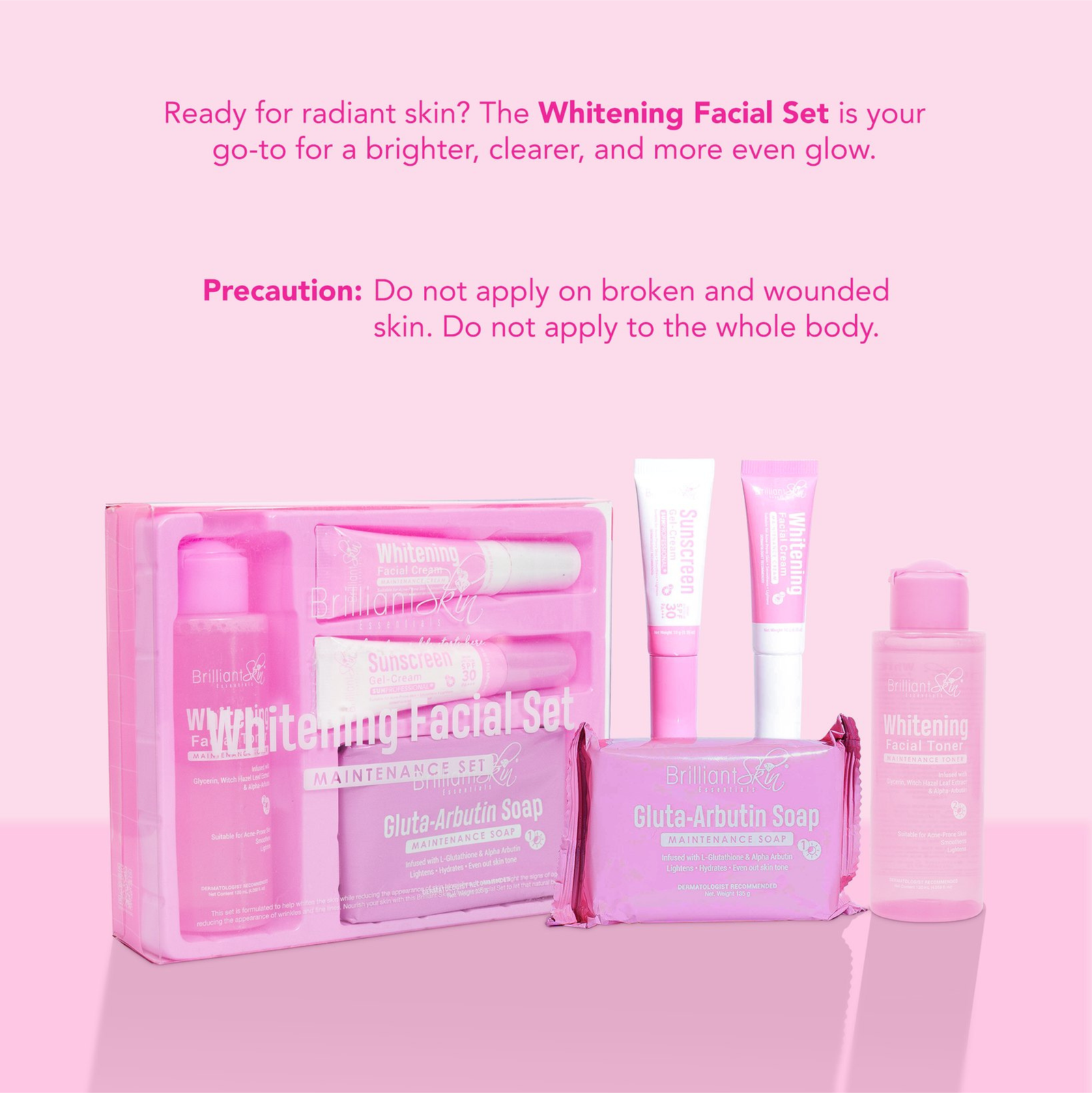 Brilliant Skin Essentials Whitening Facial Set (Maintenance Set) | Set and Kit Brilliant Skin Essentials Whitening Facial Set (Maintenance Set) | Set and Kit