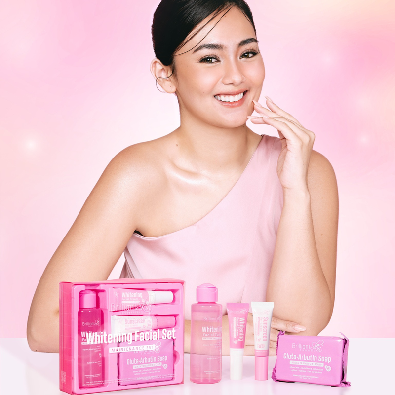 Brilliant Skin Essentials Whitening Facial Set (Maintenance Set)