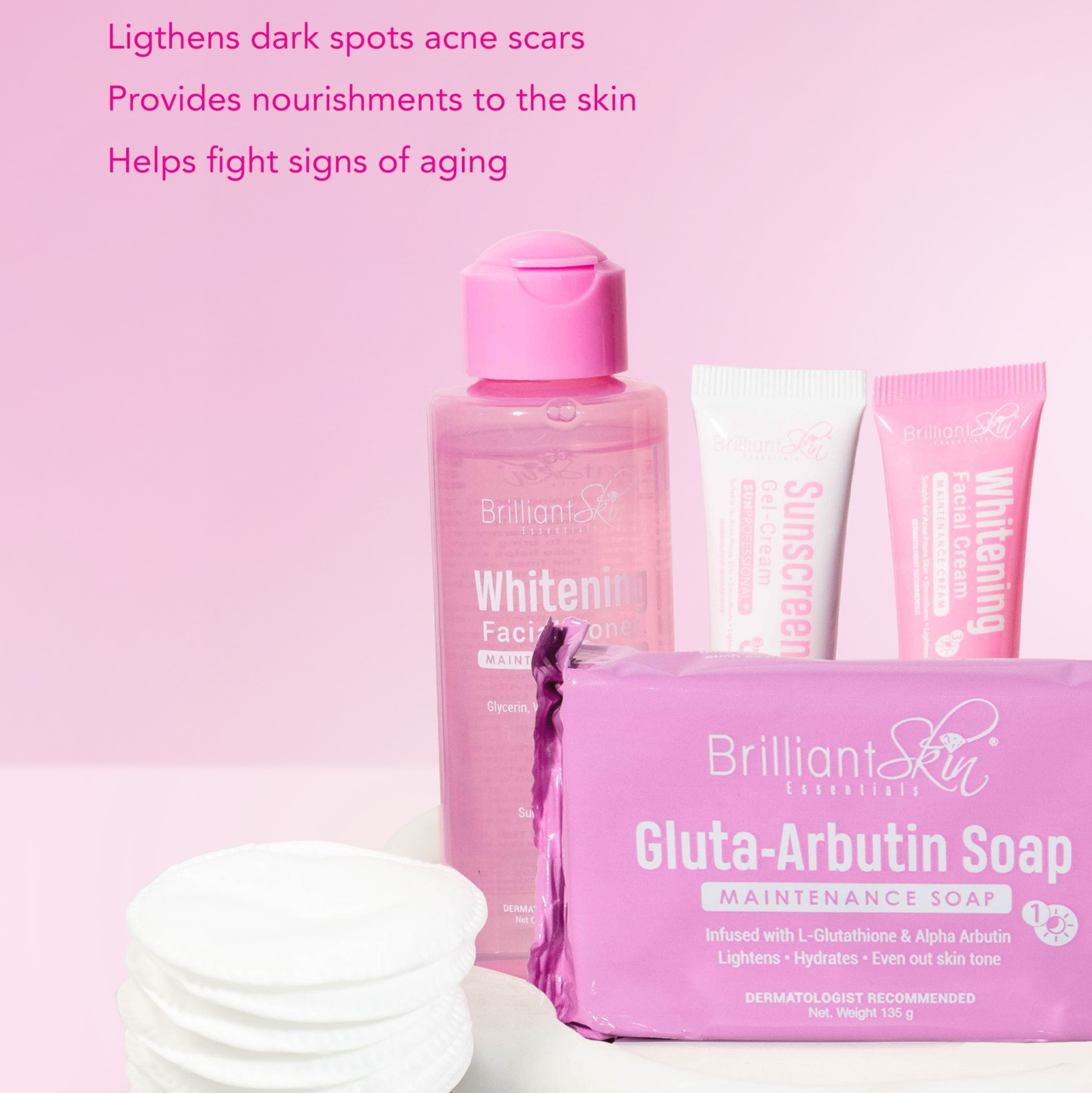 Brilliant Skin Essentials Whitening Facial Set (Maintenance Set) | Set and Kit Brilliant Skin Essentials Whitening Facial Set (Maintenance Set) | Set and Kit