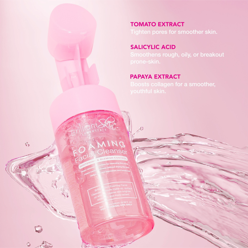 Brilliant Skin Essentials Foaming Facial Cleanser 100ml